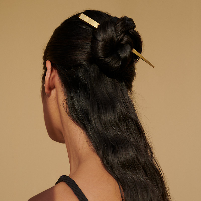 正規店買付★HERMES ヘアクリップ Clou Medor PM Clou Medor PM hair clip | Hermès USA